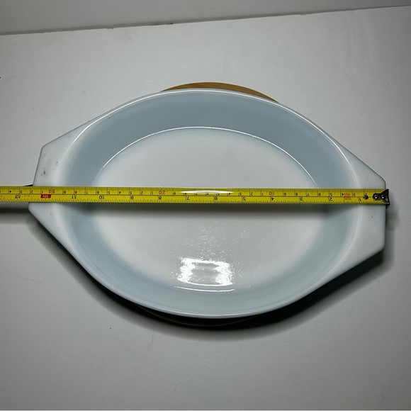 Vintage Pyrex Teal/Turquoise Blue Oval Casserole Dish 1 1/2 quart - Picture 10 of 16